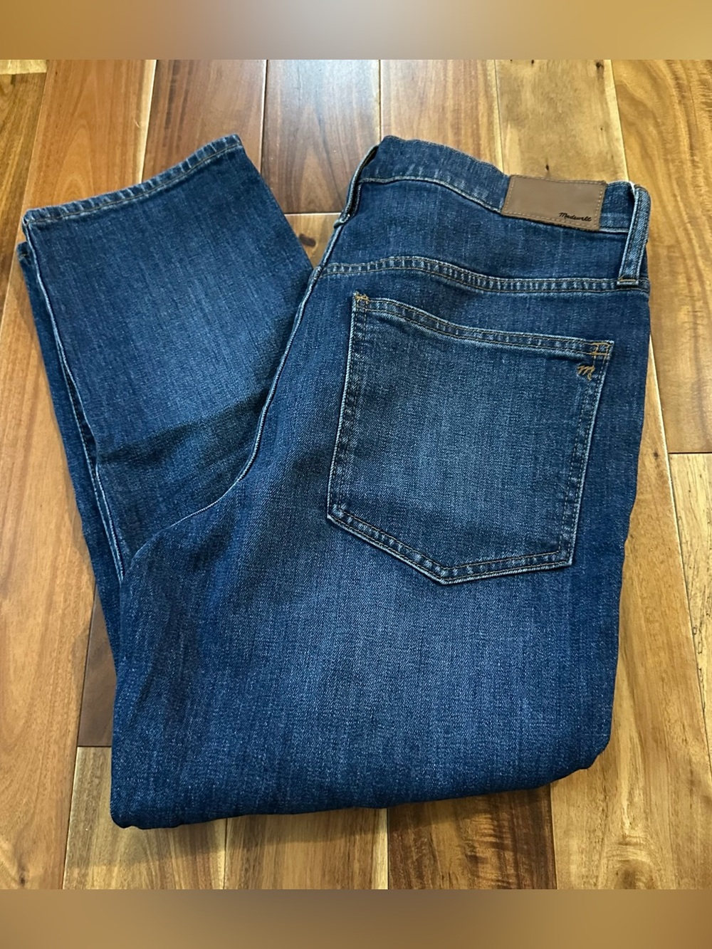 Madewell The Perfect Vintage Crop Jeans Barnsdale Button Fly Size 30